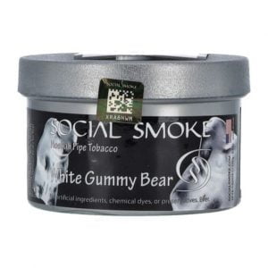 social smok white gummy bear 100