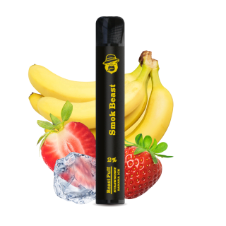 smok beast puff - Strawberry Banana Ice