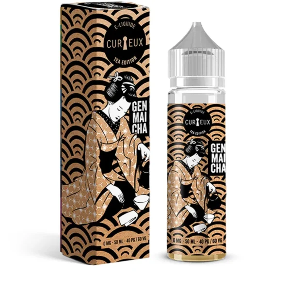 curieux e liquid 50 ml genmaicha