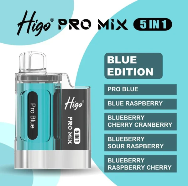 Higo Pro Mix 5 in 1 | 6666 puffs | Blue Edition • Smok-beast