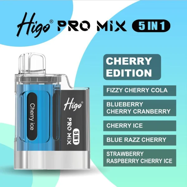 Higo Pro Mix 5 in 1 | 6666 puffs | Cherry Edition • Smok-beast