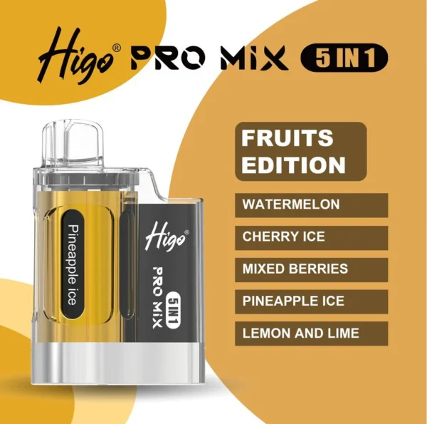 Higo Pro Mix 5 in 1 | 6666 puffs | Fruits Edition • Smok-beast