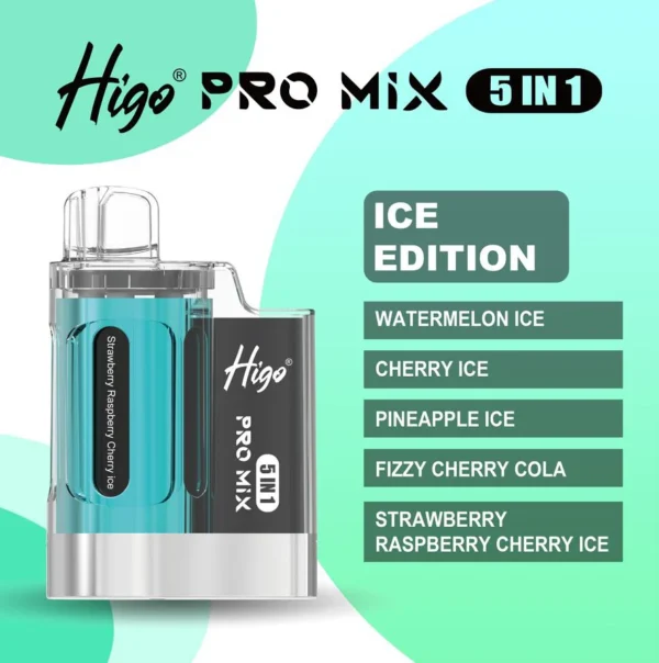 Higo Pro Mix 5 in 1 | 6666 puffs | Ice Edition • Smok-beast